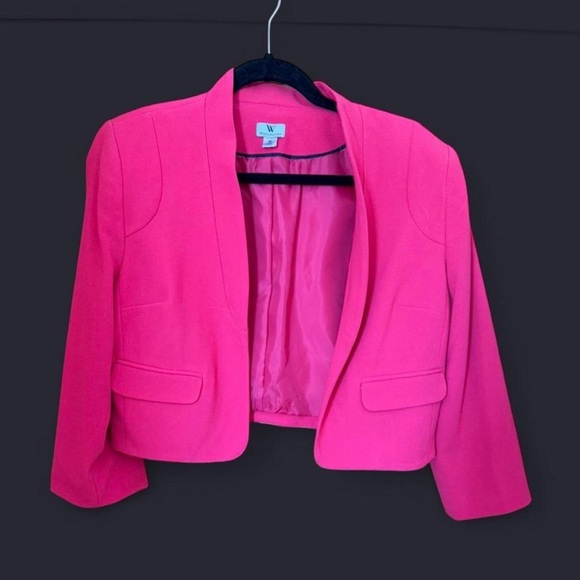 Worthington Woman Jackets & Blazers - Worthington Vibrant Pink Women's Blazer
